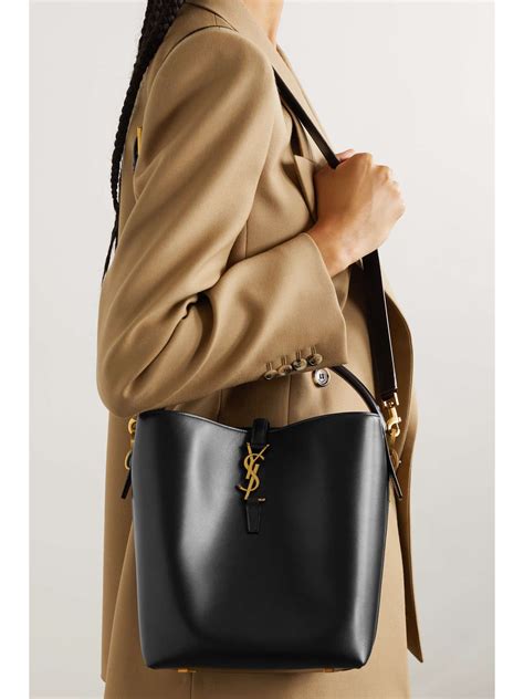 ysl black bucket bag|yves saint laurent bucket bag.